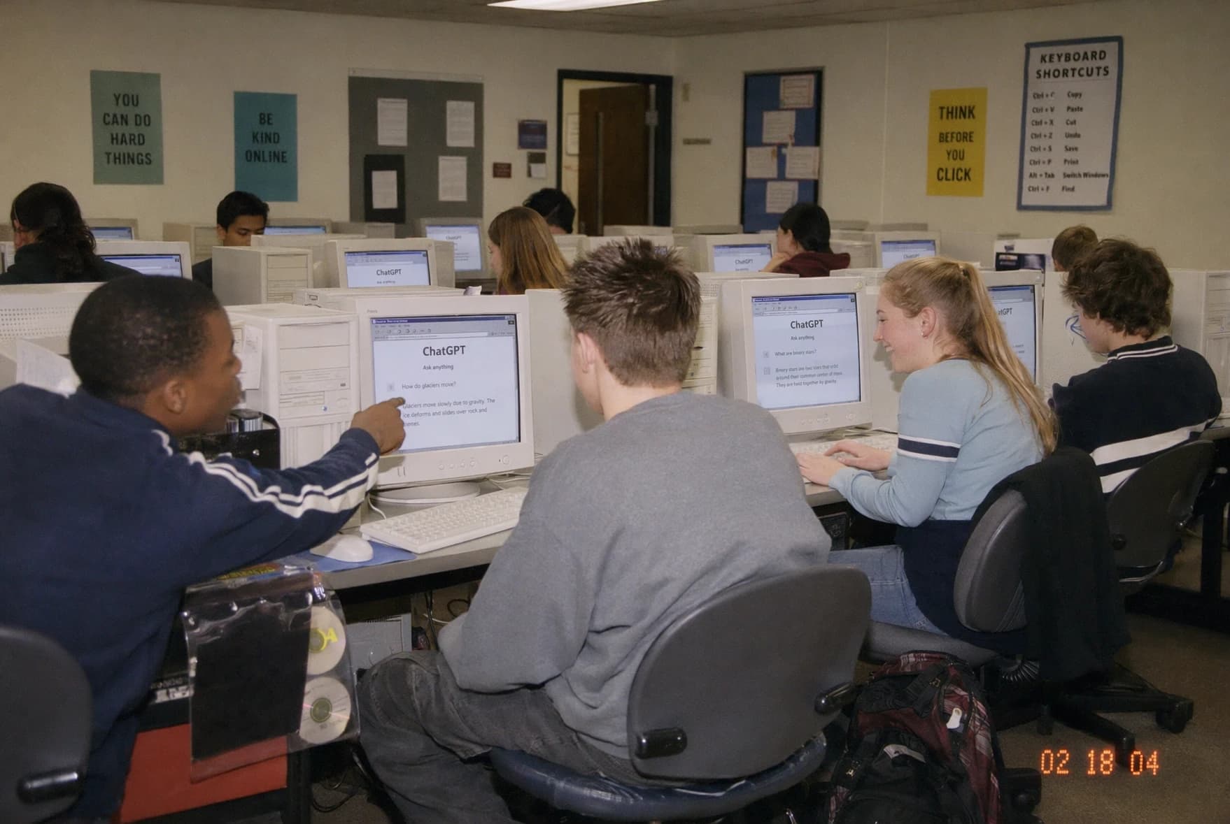 Computer lab, 2004