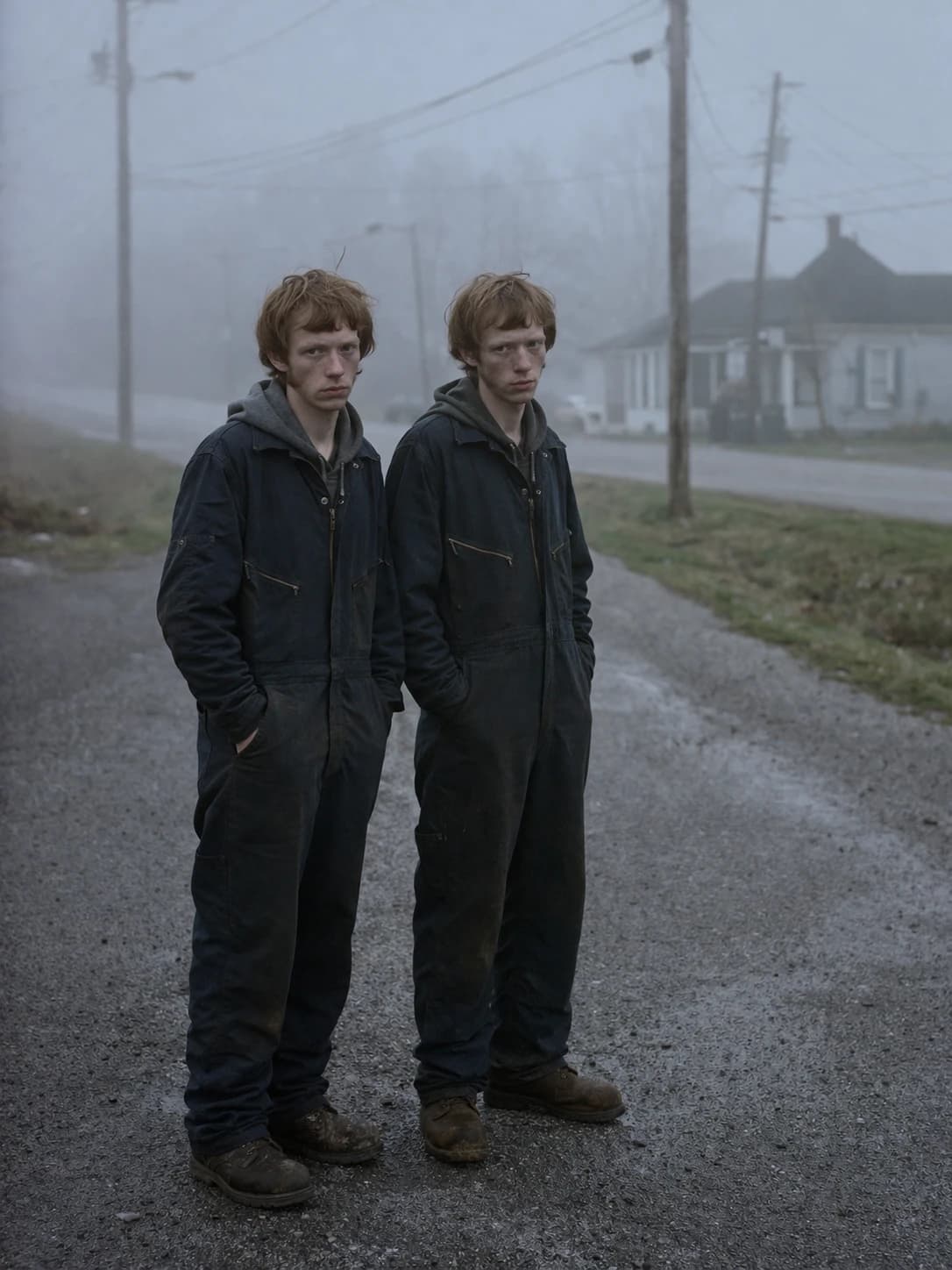 Twins in the fog